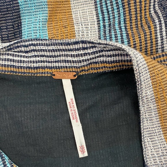 Free People Rugged Riptide Striped Romper XS NWOT - Picture 6 of 8
